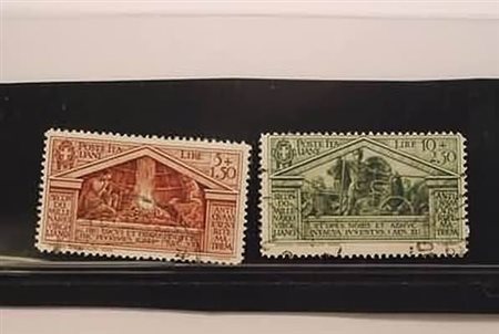 REGNO D'ITALIA - 1930, Virgilio, i 2 alti valori (289/90) con annulli di...