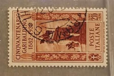 REGNO D'ITALIA - 1932, Garibaldi 2,55 lire + 50 c. (323). (Colla).(USATO)