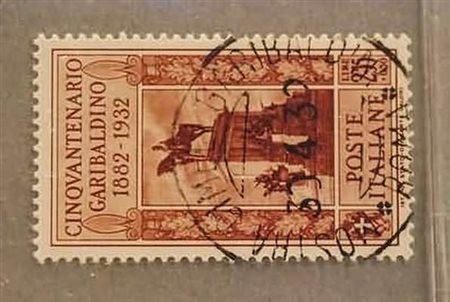 REGNO D'ITALIA - 1932, Garibaldi 2,55 lire + 50 c. (323). (Biondi).(USATO)