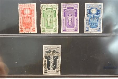 REGNO D'ITALIA - 1933, Anno Santo 5 valori (345/49).(USATO)