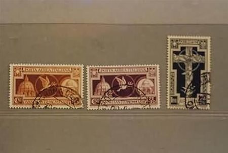 REGNO D'ITALIA - 1933, Anno Santo l'alto valore (349) + p. aerea (54/55)....