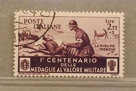 REGNO D'ITALIA - 1934, Medaglie 2,75+2 lire (376). (Raybaudi).(USATO)