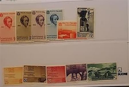 REGNO D'ITALIA - 1935, Bellini, 11 valori cpl. (388/93+A.90/94).(GOMMA INTEGRA)
