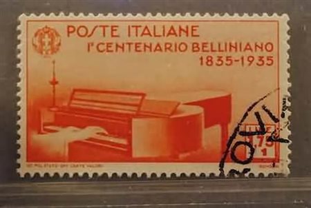 REGNO D'ITALIA - 1935, Bellini 1,75+1 lira (392) annullo non garantito.(USATO)