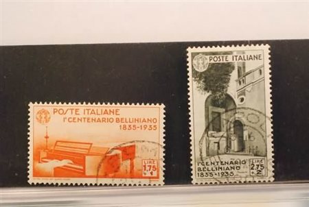 REGNO D'ITALIA - 1935, Bellini, i 2 alti valori (392/93). Annulli da...