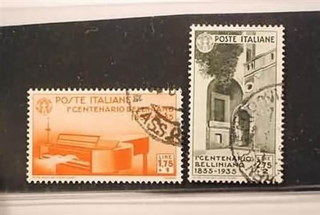 REGNO D'ITALIA - 1935, Bellini 2 alti valori (392/93). Annulli non...