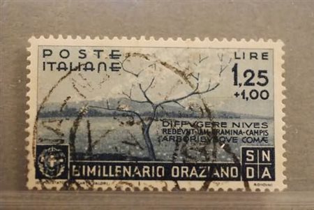 REGNO D'ITALIA - 1936, Orazio 1,25 + 1 lira (403). (Colla, Donnini).(USATO)