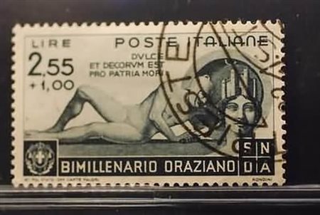 REGNO D'ITALIA - 1936, Orazio 2,55+1 lira (405). (Caffaz, Donnini).(USATO)