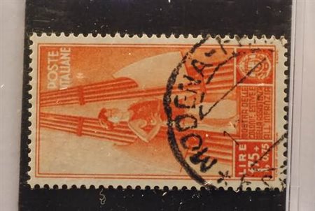 REGNO D'ITALIA - 1937, Colonie estive 1,75 lire + 75 c. (413). (Donnini....