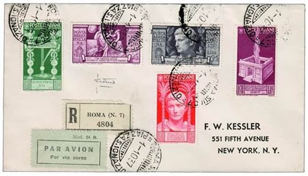 REGNO D'ITALIA - 1937, Augusto, 10 valori (418, 419, 422, 424, 425, A.106/10)...