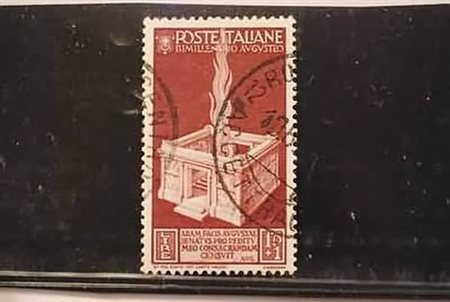 REGNO D'ITALIA - 1937, Augusto, 1,75+1 lira (424). (Biondi).(USATO)