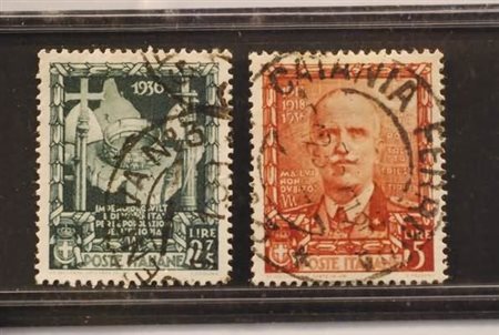 REGNO D'ITALIA - 1938, Impero, i 2 alti valori (447/48).(USATO)