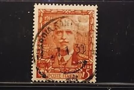 REGNO D'ITALIA - 1938, Impero 5 lire (448). (R. Diena).(USATO)