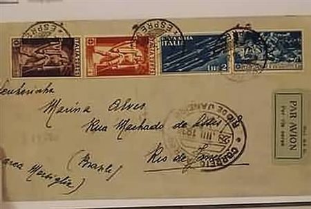 REGNO D'ITALIA - 1930, Posta aerea, Ferrucci 5+2 lire (20) + 1 lira (19) +...