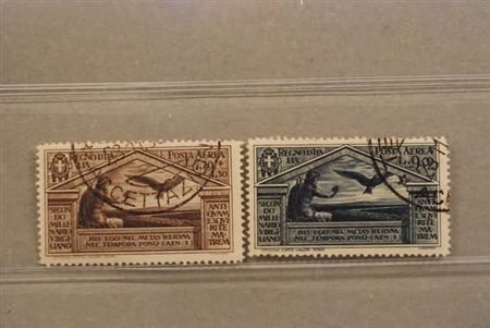 REGNO D'ITALIA - 1930, Posta aerea, Virgilio i 2 alti valori (23/24)....