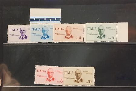 REGNO D'ITALIA - 1933, Posta aerea, volo Roma-Mogadiscio 6 valori cpl....