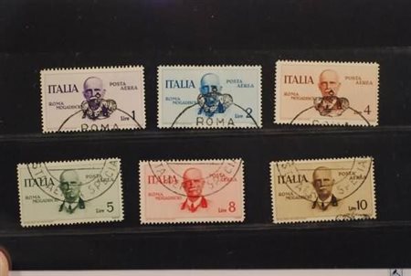 REGNO D'ITALIA - 1934, Posta aerea, volo Roma-Mogadiscio 6 valori cpl....