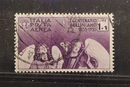REGNO D'ITALIA - 1935, Posta aerea, Bellini 1+1 lira (93). (Colla,...