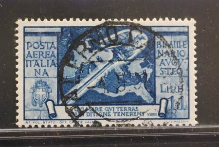 REGNO D'ITALIA - 1937, Posta aerea, Augusto 1+1 lira (109). (Donnini,...