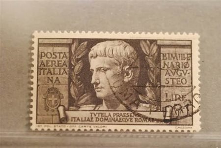 REGNO D'ITALIA - 1937, Posta aerea, Augusto 5 + 1 lira (110). (Caffaz,...