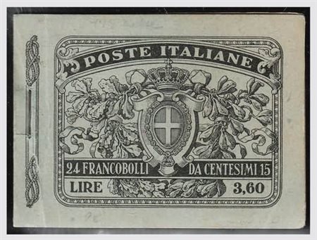 REGNO D'ITALIA - 1911, Libretti, Michetti 24 francobolli da 15 c. (2) per...