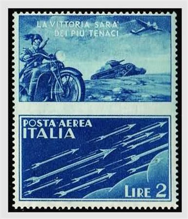 REGNO D'ITALIA - 1942, Propaganda guerra con appendici, 3 valori cpl. (12A/C)...