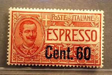 REGNO D'ITALIA - 1922, Espressi, 60 c. su 50 c. (6) centrato.(GOMMA INTEGRA)