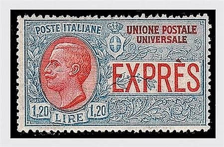 REGNO D'ITALIA - 1922, Espressi, 1,20 lire non emesso (8) buona...