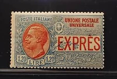 REGNO D'ITALIA - 1922, Espressi, 1,20 lire non emesso (8).(GOMMA INTEGRA)