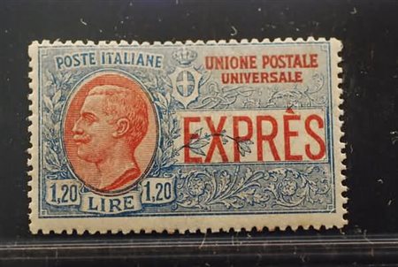 REGNO D'ITALIA - 1922, Espressi, 1,20 lire non emesso (8).(GOMMA INTEGRA)
