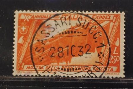 REGNO D'ITALIA - 1932, Espressi, 2,50 lire (18). (Sorani).(USATO)