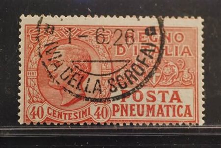 REGNO D'ITALIA - 1925, Posta pneumatica 40 c. (9). (Caffaz).(USATO)