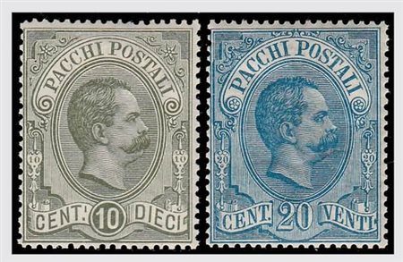 REGNO D'ITALIA - 1884-86, Pacchi postali, 6 valori cpl. (1/6) molto ben...