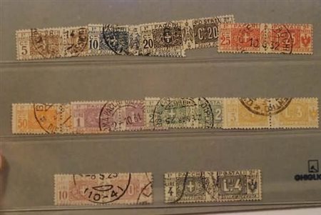 REGNO D'ITALIA - 1914-21, Pacchi postali, 10 valori, la serie fino al 10 lire...