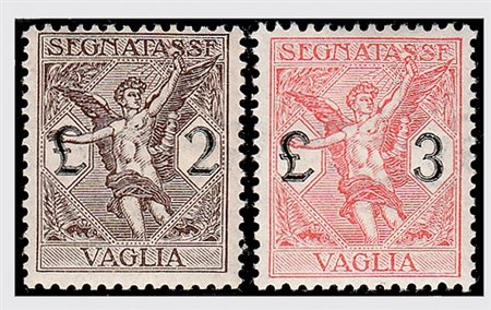 REGNO D'ITALIA - 1924, Segnatasse vaglia, 6 valori cpl. (1/6) ben...