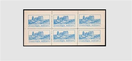 REGNO D'ITALIA - 1943, Franchigia militare, Anfiteatro di El Djem, foglietto...