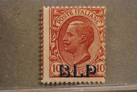 REGNO D'ITALIA - 1921, BLP, 10 c. soprastampa litografica I tipo (1) mediocre...