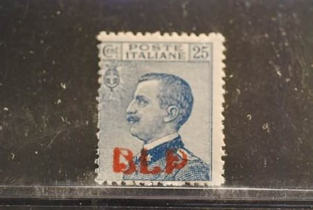 REGNO D'ITALIA - 1921, BLP, I emissione, 25 c.azzurro (3). (Raybaudi).(GOMMA...