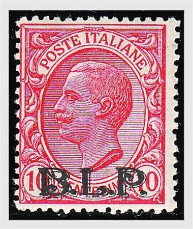 REGNO D'ITALIA - 1922-23, BLP, 10 c.rosa con soprastampa litografica del II...