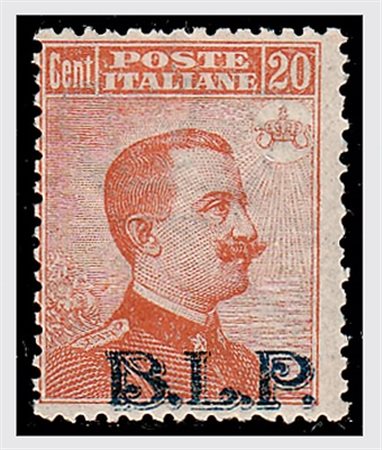 REGNO D'ITALIA - 1922, BLP, 20 c. soprastampa litografica II tipo (7). (Cert....