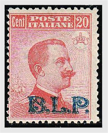 REGNO D'ITALIA - 1922, BLP, 20 c. arancio con soprastampa litografica del II...
