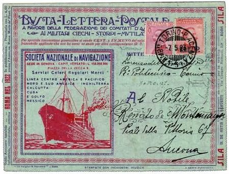 REGNO D'ITALIA - 1923, BLP, 20 c. soprastampa litografica II tipo (7) +...