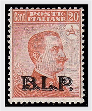 REGNO D'ITALIA - 1923, BLP , 20 c.arancio soprastampa in nero (7A) buona...