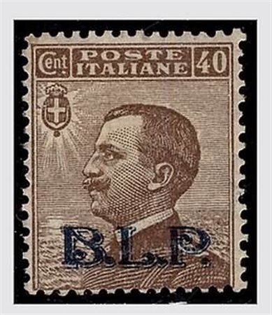 REGNO D'ITALIA - 1922-23, BLP, 40 c. soprastampa litografica II tipo (9) ben...