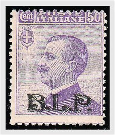 REGNO D'ITALIA - 1922-23, BLP, 50 c. soprastampa litografica del II tipo...