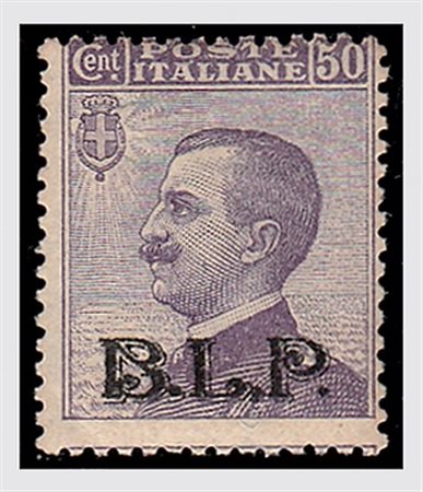 REGNO D'ITALIA - 1922-23, BLP, 50 c. soprastampa litografica del II tipo (10)...