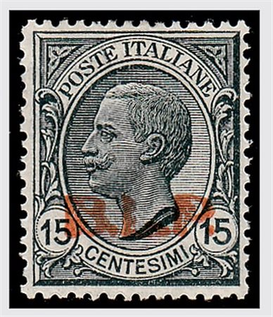 REGNO D'ITALIA - 1923, BLP, 15 c. soprastampa tipografica III tipo (14)....