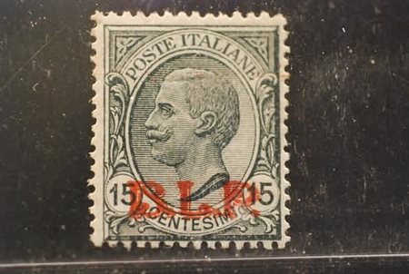 REGNO D'ITALIA - 1923, BLP, 15 c. soprastampa tipografica III tipo rossa...