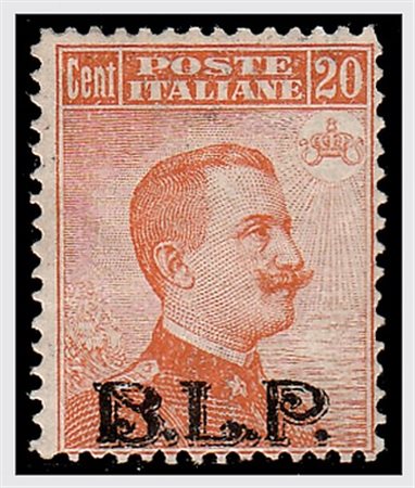 REGNO D'ITALIA - 1923, BLP, 20 c. soprastampa tipografica III tipo (15) ben...