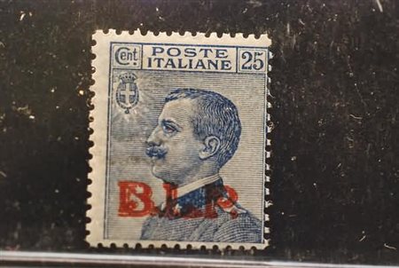 REGNO D'ITALIA - 1923, BLP, 25 c. soprastampa tipografica III tipo, rossa...